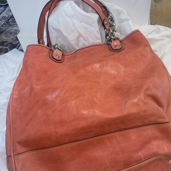 Pink Leather Coach Bag - Picture 2 of 3